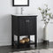 Fresca Manchester 24" Black Traditional Bathroom Vanity FCB2304BL-I