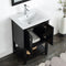 Fresca Manchester 24" Black Traditional Bathroom Vanity FCB2304BL-I