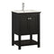 Fresca Manchester 24" Black Traditional Bathroom Vanity FCB2304BL-I