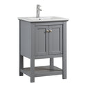 Fresca Manchester 24" Gray Traditional Bathroom Vanity FCB2304GR-I