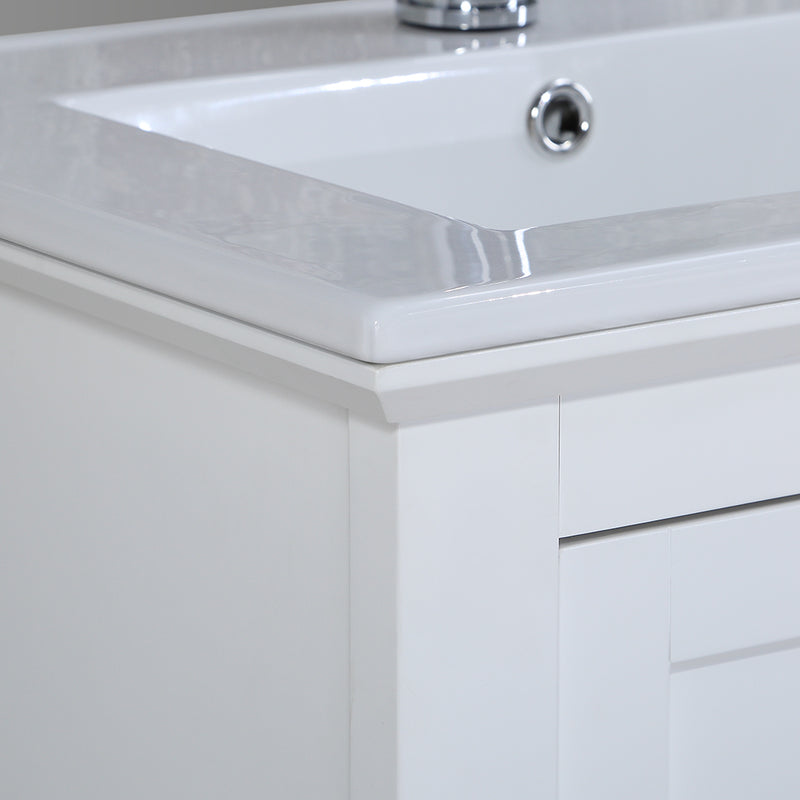 Fresca Manchester 24" White Traditional Bathroom Vanity FCB2304WH-I