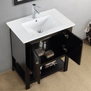 Fresca Manchester 30" Black Traditional Bathroom Vanity FCB2305BL-I