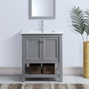 Fresca Manchester 30" Gray Traditional Bathroom Vanity FCB2305GR-I