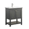 Fresca Manchester Regal 30" Gray Wood Veneer Traditional Bathroom Vanity FCB2305VG-I