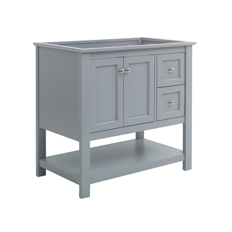 Fresca Manchester 36" Gray Traditional Bathroom Cabinet FCB2336GR