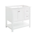 Fresca Manchester 36" White Traditional Bathroom Cabinet FCB2336WH