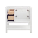 Fresca Manchester 36" White Traditional Bathroom Cabinet FCB2336WH