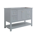 Fresca Manchester 48" Gray Traditional Bathroom Cabinet FCB2348GR