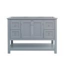 Fresca Manchester 48" Gray Traditional Bathroom Cabinet FCB2348GR