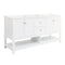 Fresca Manchester 72" White Traditional Double Sink Bathroom Cabinet FCB2372WH-D