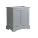 Fresca Windsor 30" Gray Textured Traditional Bathroom Cabinet FCB2430GRV