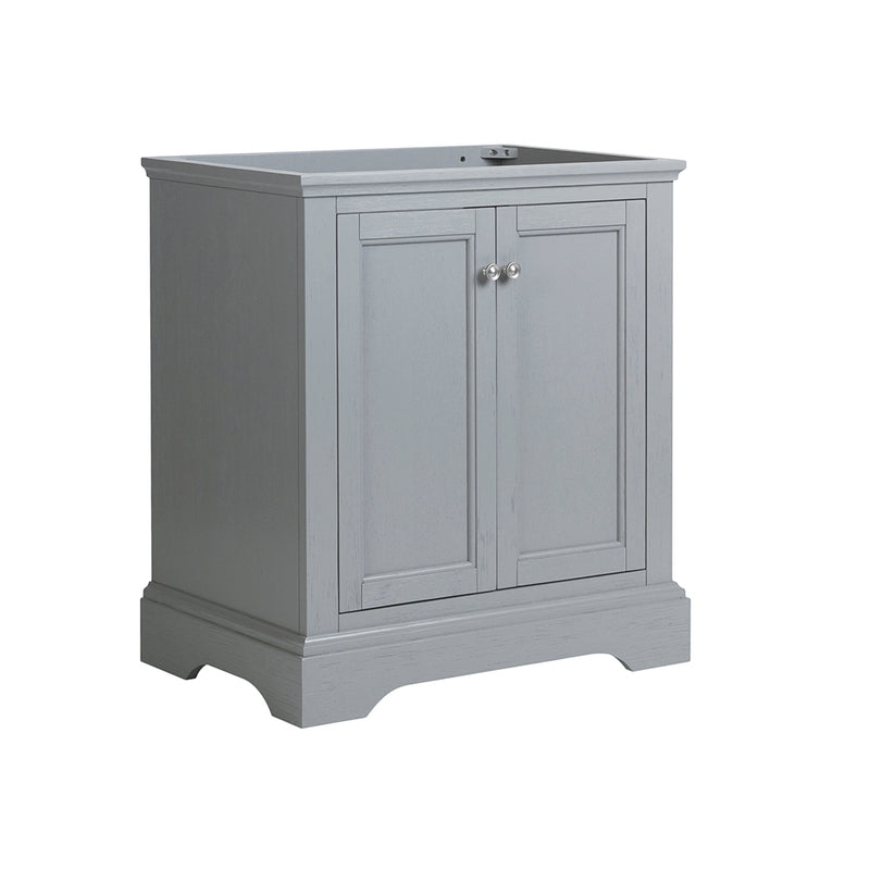 Fresca Windsor 30" Gray Textured Traditional Bathroom Cabinet FCB2430GRV