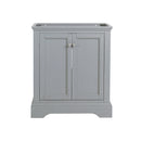 Fresca Windsor 30" Gray Textured Traditional Bathroom Cabinet FCB2430GRV