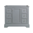 Fresca Windsor 40" Gray Textured Traditional Bathroom Cabinet FCB2440GRV