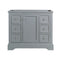 Fresca Windsor 40" Gray Textured Traditional Bathroom Cabinet FCB2440GRV