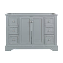 Fresca Windsor 48" Gray Textured Traditional Bathroom Cabinet FCB2448GRV