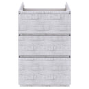 Fresca Formosa 47" Floor Standing Modern Bathroom Cabinet in Rustic White FCB31-122412RWH-FC