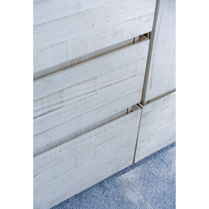 Fresca Formosa 47" Floor Standing Modern Bathroom Cabinet in Rustic White FCB31-122412RWH-FC