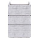 Fresca Formosa 58" Floor Standing Double Sink Modern Bathroom Cabinet in Rustic White FCB31-241224RWH-FC