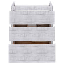 Fresca Formosa 70" Floor Standing Double Sink Modern Bathroom Cabinet in Rustic White FCB31-301230RWH-FC