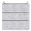 Fresca Formosa 82" Floor Standing Double Sink Modern Bathroom Cabinet in Rustic White FCB31-361236RWH-FC