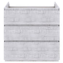 Fresca Formosa 70" Floor Standing Double Sink Modern Bathroom Cabinet in Rustic White FCB31-3636RWH-FC