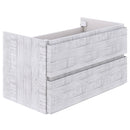 Fresca Formosa 70" Wall Hung Double Sink Modern Bathroom Cabinet in Rustic White FCB31-3636RWH