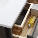 Fresca Formosa 24" Floor Standing Open Bottom Modern Bathroom Cabinet with Top and Sink FCB3124ACA-FS-CWH-U