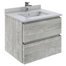 Fresca Formosa 23" Wall Hung Modern Bathroom Cabinet in Ash FCB3124ASH