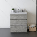 Fresca Formosa 29" Floor Standing Modern Bathroom Cabinet in Ash FCB3130ASH-FC