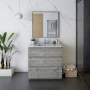 Fresca Formosa 35" Floor Standing Modern Bathroom Cabinet in Ash FCB3136ASH-FC