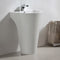 Fresca Parma 24" White Pedestal Sink FCB5023WH