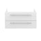 Fresca Lucera 30" White Wall Hung Undermount Sink Modern Bathroom Cabinet FCB6130WH-UNS