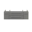 Fresca Lucera 48" Gray Wall Hung Undermount Sink Modern Bathroom Cabinet FCB6148GR-UNS