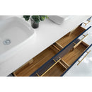 Fresca Lucera 72" Royal Blue Wall Hung Modern Bathroom Cabinet with Top and Double Vessel Sinks FCB6172RBL-VSL-D-CWH-V