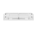 Fresca Lucera 72" White Wall Hung Double Undermount Sink Modern Bathroom Cabinet FCB6172WH-UNS