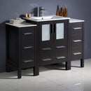 Fresca Torino 48" Espresso Modern Bathroom Cabinets with Integrated Sink FCB62-122412ES-I