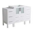 Fresca Torino 48" White Modern Bathroom Cabinets FCB62-122412WH