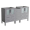 Fresca Torino 60" Gray Modern Bathroom Cabinets FCB62-241224GR