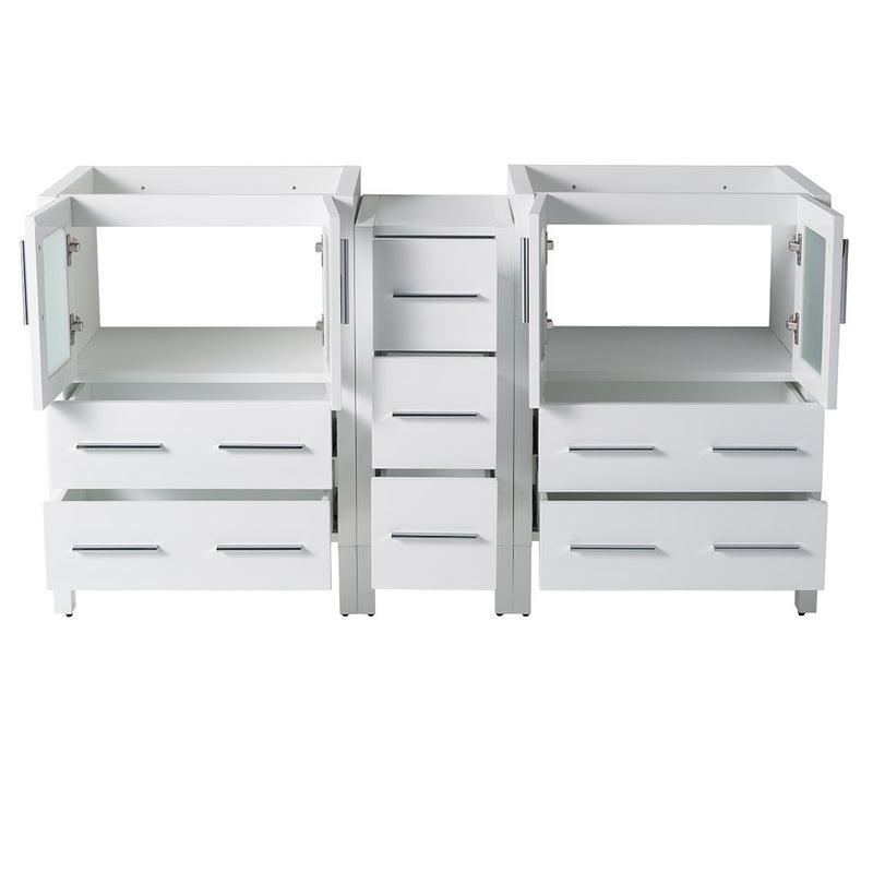 Fresca Torino 60" White Modern Bathroom Cabinets FCB62-241224WH