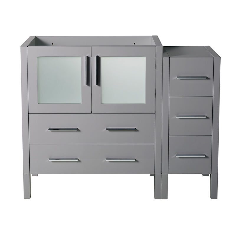 Fresca Torino 42" Gray Modern Bathroom Cabinet FCB62-3012GR