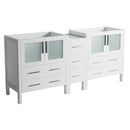 Fresca Torino 83" White Modern Bathroom Cabinet FCB62-361236WH