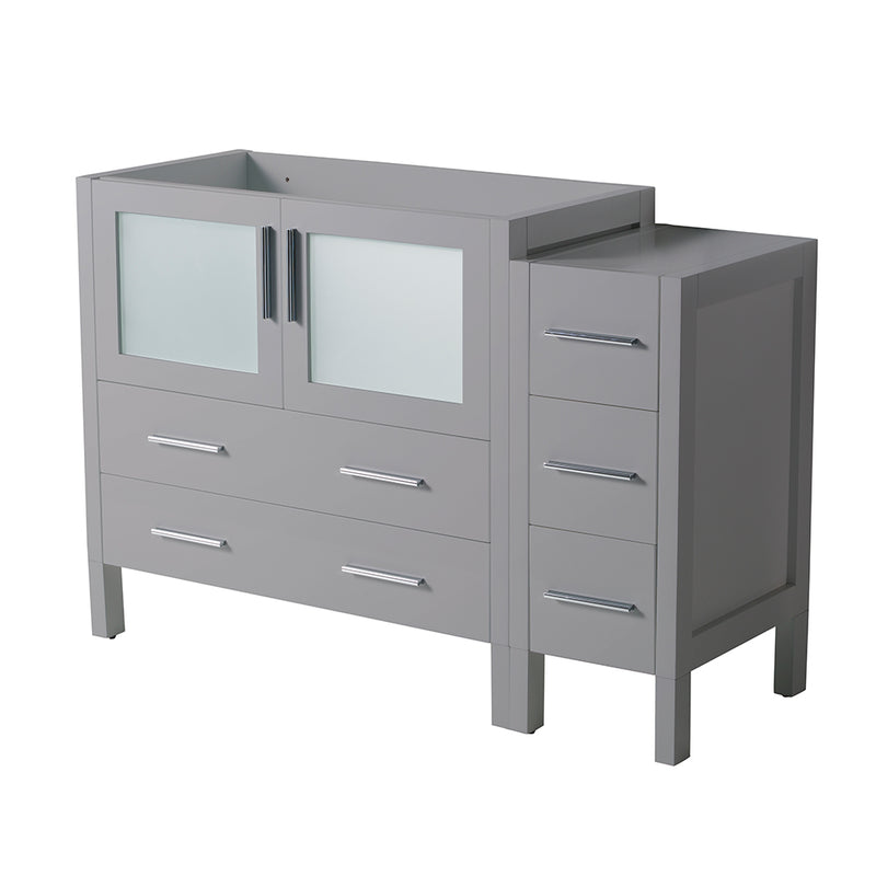 Fresca Torino 48" Gray Modern Bathroom Cabinets FCB62-3612GR