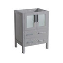 Fresca Torino 24" Gray Modern Bathroom Cabinet FCB6224GR