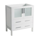 Fresca Torino 30" White Modern Bathroom Cabinet FCB6230WH