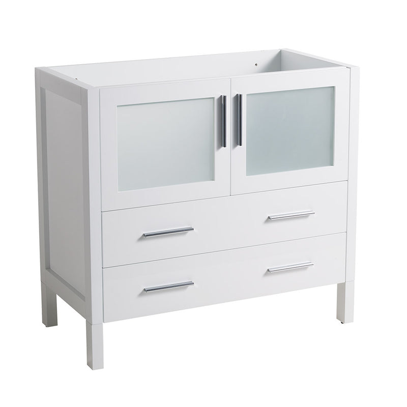 Fresca Torino 36" White Modern Bathroom Cabinet FCB6236WH