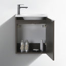 Fresca Valencia 20" Gray Oak Wall Hung Modern Bathroom Vanity FCB8003GO-I