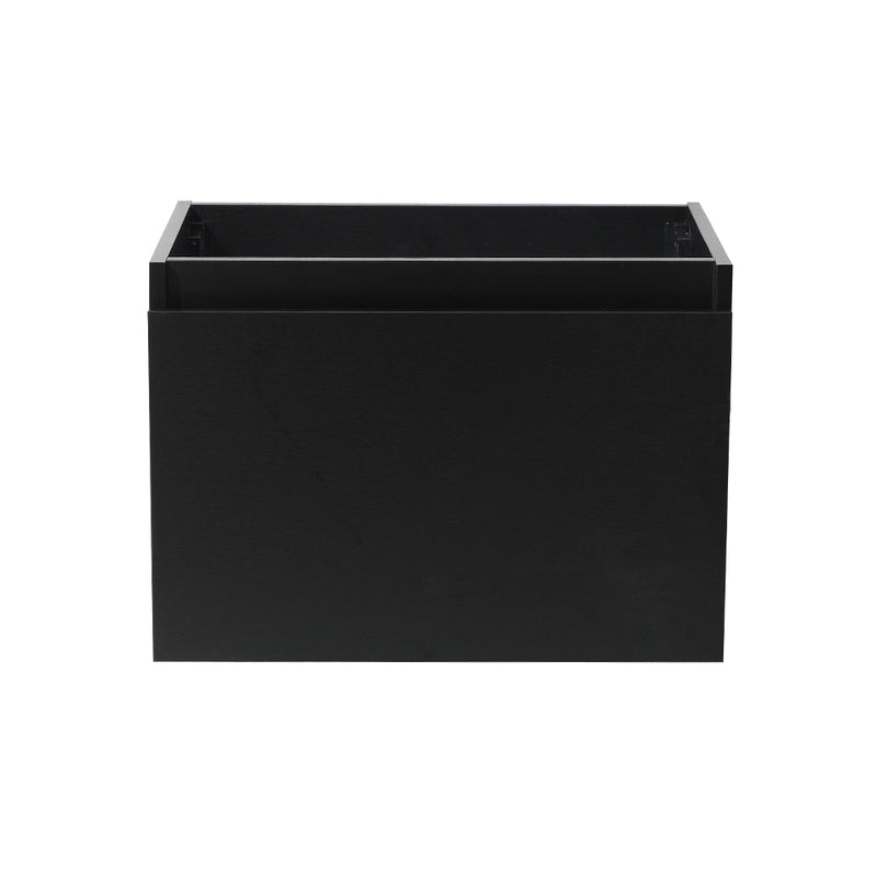 Fresca Mezzo 30" Black Wall Hung Modern Bathroom Cabinet FCB8007BW