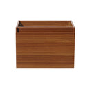 Fresca Mezzo 30" Teak Wall Hung Modern Bathroom Cabinet FCB8007TK