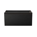 Fresca Mezzo 36" Black Wall Hung Modern Bathroom Cabinet FCB8008BW